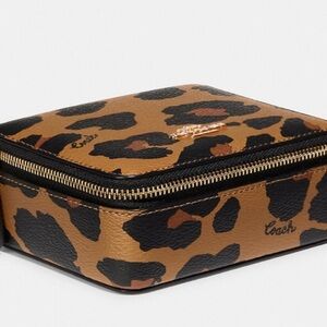 Coach Jewelry Box in Leopard Print